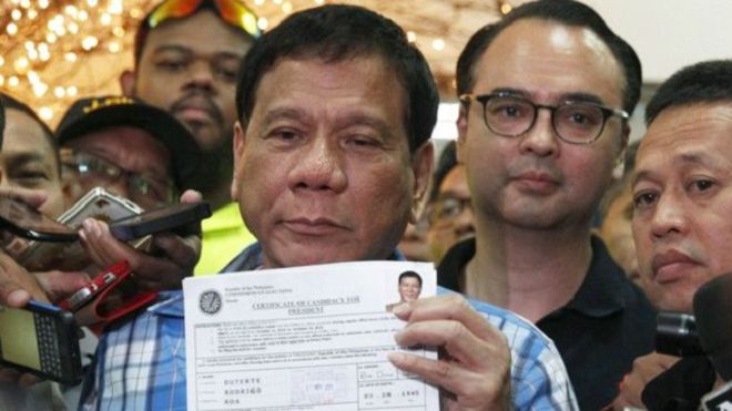 عرف دوتيرت بنهجه المتشدد من مكافحة الجريمة والمخدرات